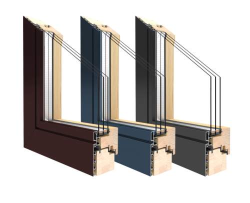 Balkontüren Holz-Aluminium - 
