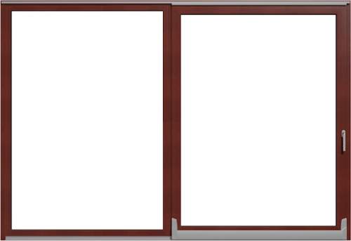 Parallel-Schiebe-Kipp Türen Holz-Aluminium - 